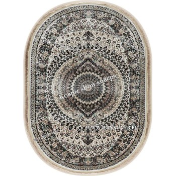 Овальный Ковер с Восточным Узором Медальон Арт 30343