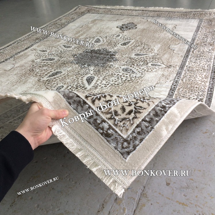 Ковер Лайт Карпет Медальон Дизайн 30599